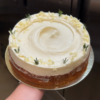 Flourless Orange Vanilla Bean Cake