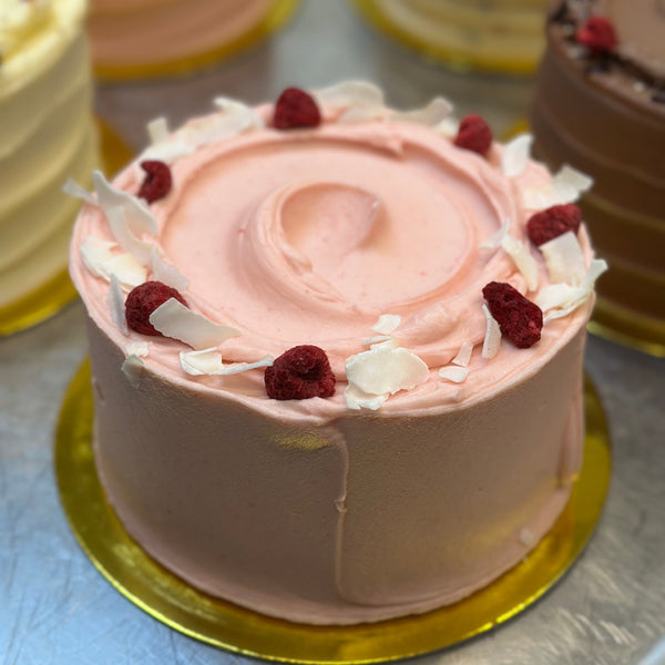 Raspberry Coconut Cake